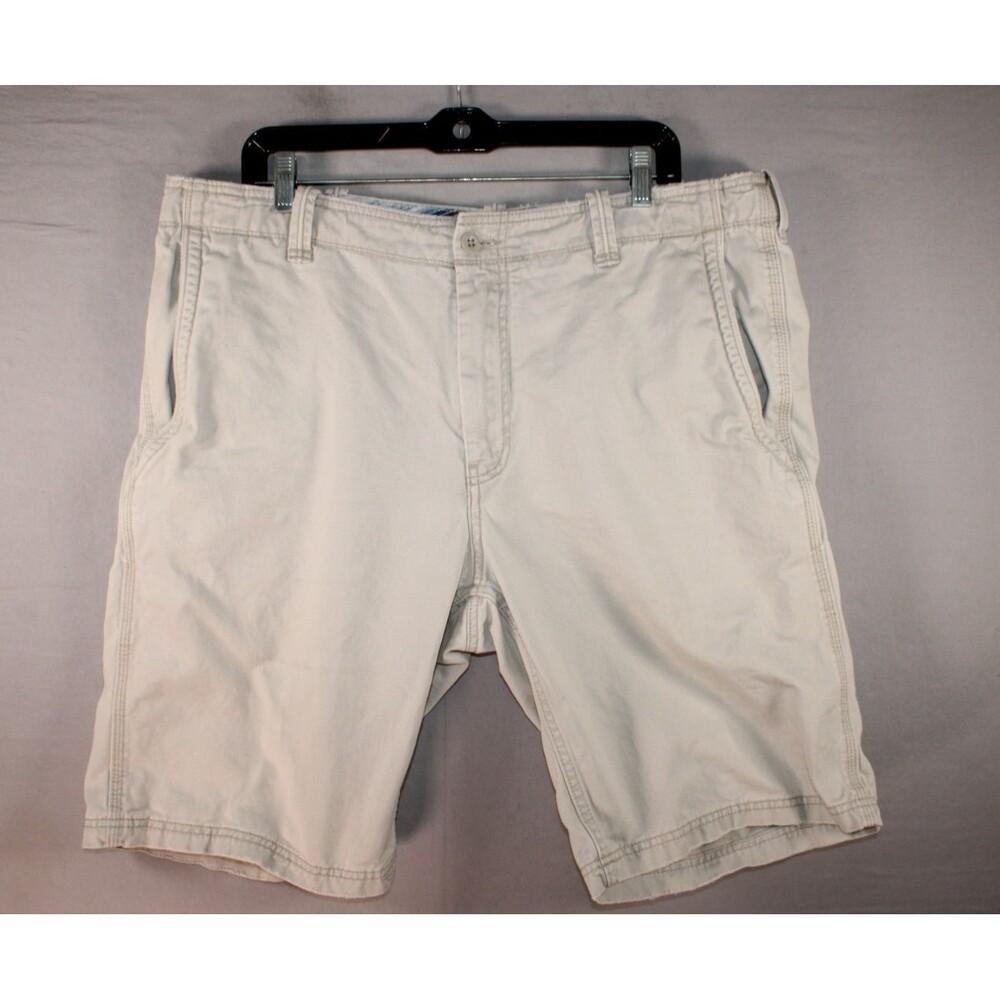 Gap Men Casual Chino Shorts Industrial Standard 100% Cotton Beige Khaki 38W